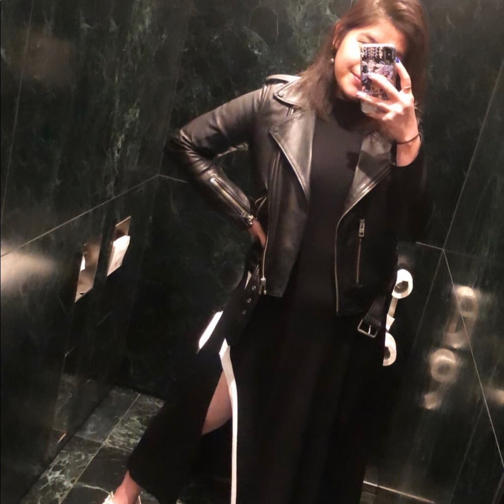 Allsaints Balfern Leather Biker Jacket - Picture 4 of 4